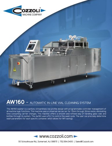 Automatic In-Line Vial Cleaning System