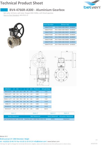 BV4-4766R-A300 - Aluminium Gearbox