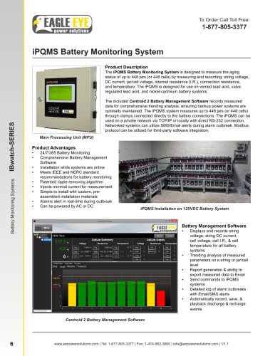 Battery Monitoring System: iPQMS