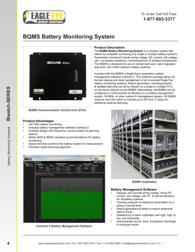 Modular Battery Monitoring System: BQMS