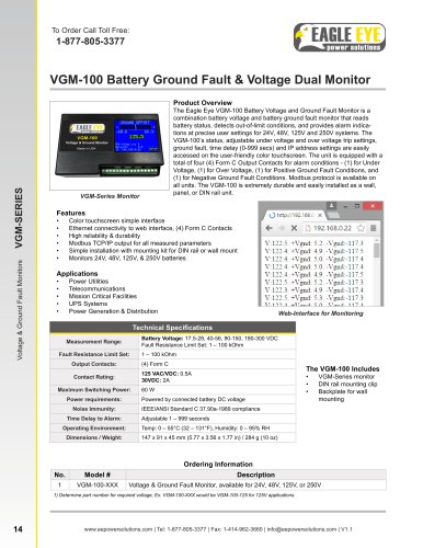 VGM-100 Voltage Monitor