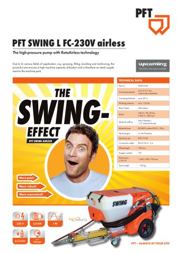 PFT Swing airless 230V