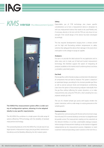 KMS VERSA-Plus measurement system