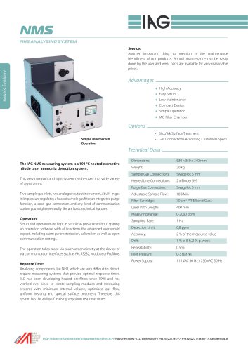 NMS - NH3 Analyzing System