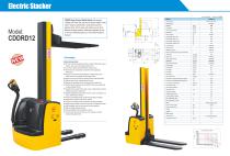 XILIN Electric Stacker ( Walkie 1.2T | CDDRD12) for Warehouse