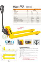 XILIN Heavy Duty Hand Pallet Truck (WA) for Material Handling