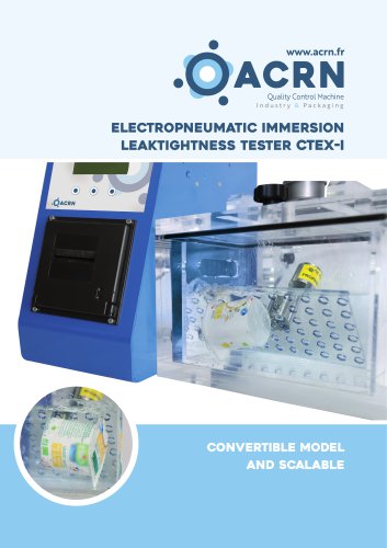 Digital immersion leak tester CTEX-I