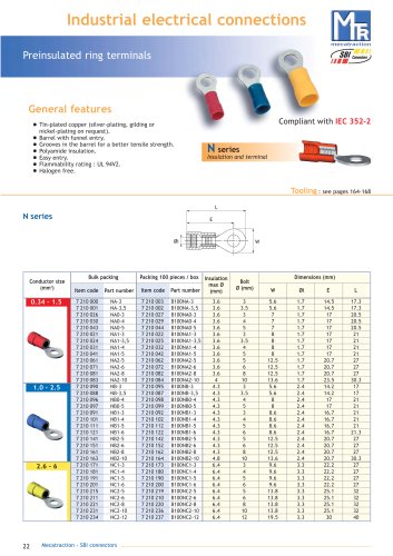 Preinsulated terminals