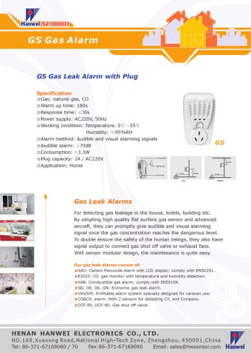 GS Gas leak alarm