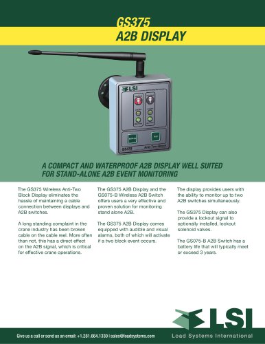 LSI anti-two-block display/receiver