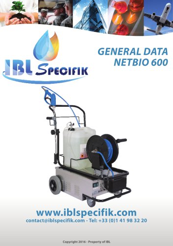 NETBIO 600 - CLEANING AND DEGREASING WITH FOAM CANNON - NETBIO 600 -