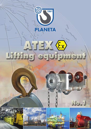 PLANETA Catalogue ATEX Lifting Equipment No.1