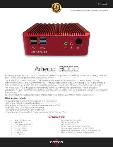 Arteco 3000