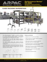 PC-4500 High Speed, Continuous Motion, Full Wrap-Around Case/Tray Packer