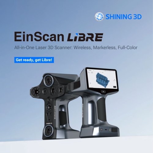 All-in-One Laser 3D Scanner EinScan Libre