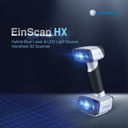 EinScan HX  Hybrid Blue Laser & LED Light 3D SCANNER / SHINING 3D