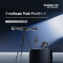 FreeScan Trak ProW+ | Wireless 3D Dynamic Tracking & Scanning System with Expanded Range