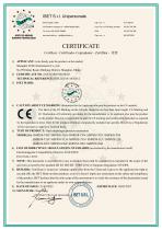 CE Certificate -SMP858 pressure transmitter