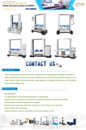 BOX CPMPRESSION TESTER