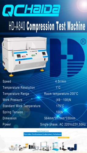 Compression test machine