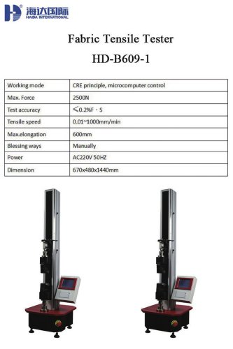 Fabric Tensile Tester