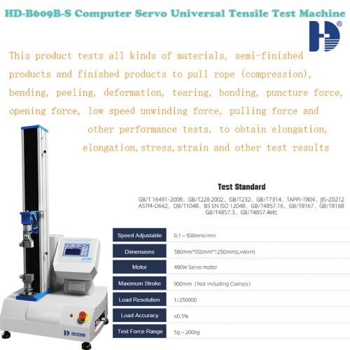 HD-B609B-S Computer Servo Universal Tensile Test Machine