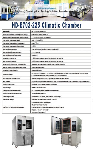 HD-E702-225 Climatic Chamber