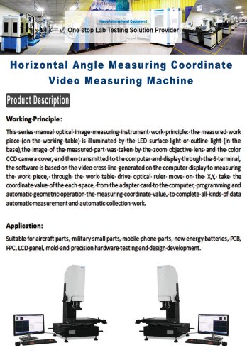 Horizontal Angle Measuring Coordinate