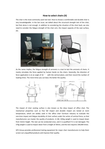 How to select chairs