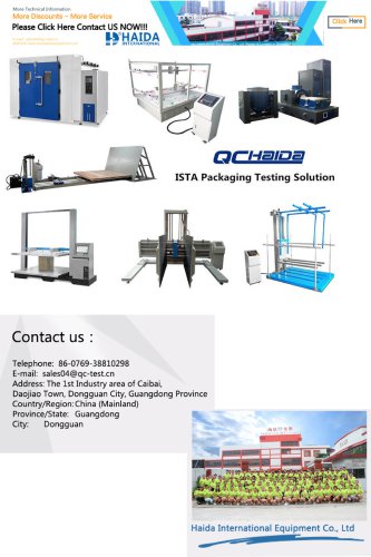 ISTA Packaging Testing Solution