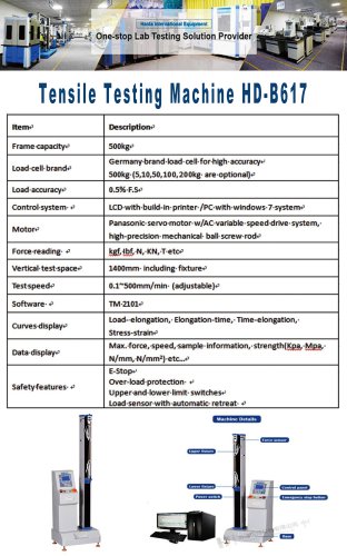 Tensile Testing Machine HD-B617