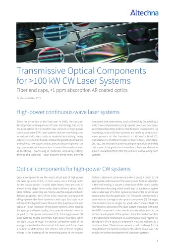 Transmissive Optical Components