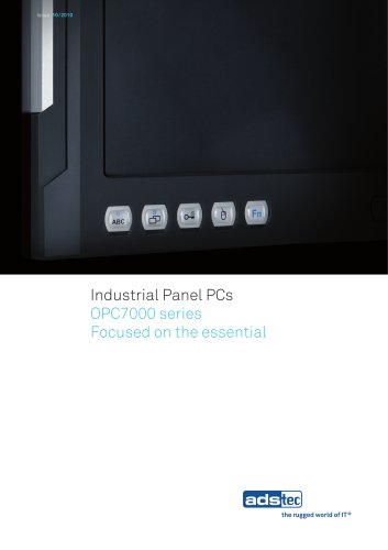 ads-tec Touch Panel PCs - Control and Observate