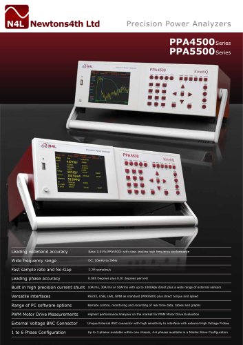 PPA4500 ? Precision Power Analyzer