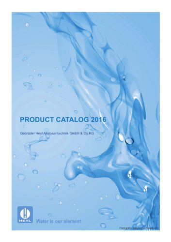 PRODUCT CATALOG 2016