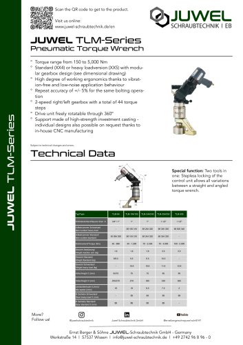 Pneumatic torque wrench - Multi TLM-Series