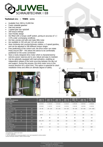 TEWS - series // Standard build