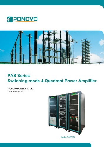 PAS Series(standard) Switching-mode 4-Quadrant power amplifier Brochure_EN_2025 V3.pdf