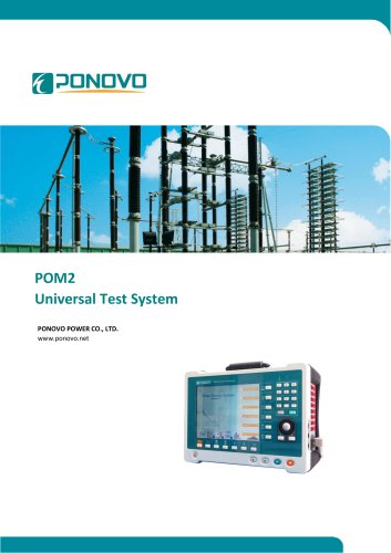 POM2-6143 POM2-3243 Protective Relay Test Set 2025 V2