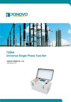 T200A Universal Single Phase Test Set