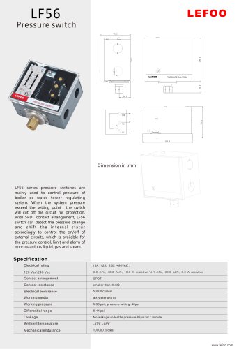 LEFOO/LF56/FOR BOILER/FOR STEAM/GAS/WATER