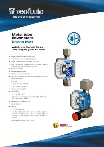 Series_M21_Metal_tube_flowmeters