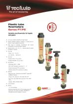 Series_PS_Plastic tube flowmeter