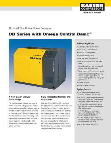 DB Series with Omega Control Basic - Com-paK Plus Rotary Blower Packages