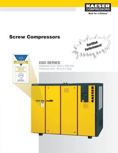 DSD Series Compressors