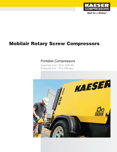 Mobilair Portable Compressor Brochure