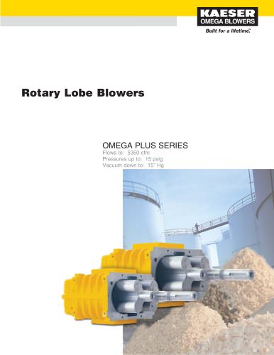 Omega Bare Blowers - Rotary Lobe Blowers