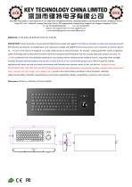 Chiclet Keyboard K-TEK-M410-38-MTB-AVR-FN-BL-NV-151B-SDT 
