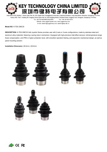 Key Technology Joystick K-TEK-SMC30