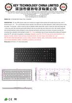 Military Rugged Keyboard K-TEK-M327KP-FN-BL-IT-NV-151B-DWP